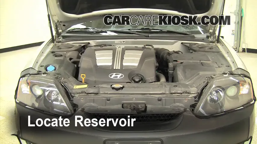 2005 Hyundai Tiburon GT 2.7L V6 Windshield Washer Fluid
